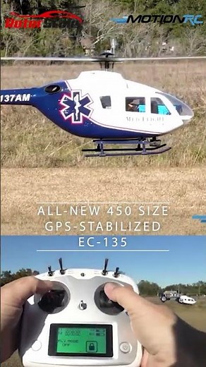 Check out the All-New RotorScale EC-135 Super Scale 450 Size GPS Stabilized Helicopter! #rc #rcheli