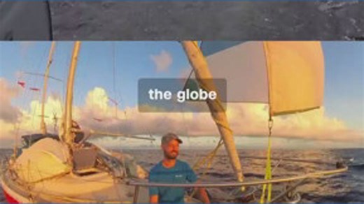 Traveler attempts to visit all continents without flying