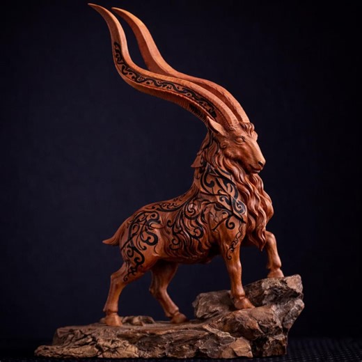 Ibex STL File for 3D Printing | Mountain Goat Sculpture | Wildlife Animal Model | High Detail Decor | Resin Ready | Instant Download STL - Etsy