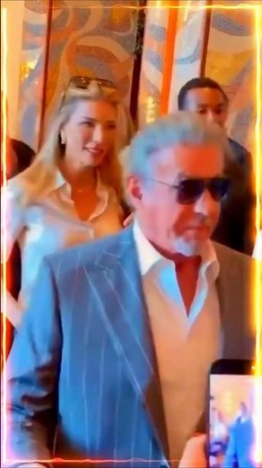 Sylvester Stallone and wife Jennifer Flavin made a stylish appearance at Las Vegas Bellagio hotel