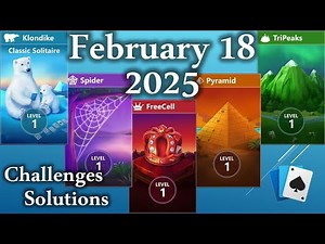 Microsoft Solitaire Collection: February 18, 2025