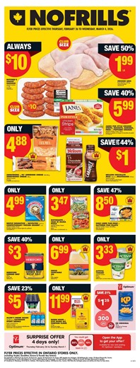 Flyers for No Frills Valid from February 26 to March 4, 2026🛒🎯 https://www.flyers-on-line.com/no-frills #NoFrills #Savings #Promotions | Flyers Online