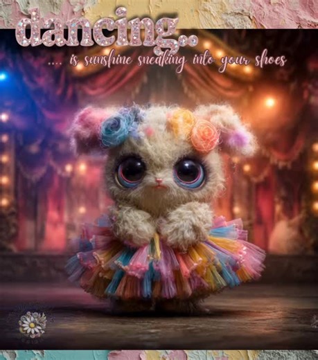Tinkerdoodles on Instagram: "#dancingdarlings #dancing #cute #fluffy #tinkerdoodlesdesigns tinkerdoodlesdesigns.etsy.com"
