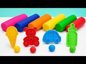 Best Colors & Shapes Fun with Play Dough | Video for Toddlers & Kids