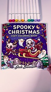 19K views · 738 reactions |  Sleigh Ride | Spooky Christmas Coloring Book by Jade Summer  Ready for your next coloring book? Search “Jade Summer” on Amazon. Link in bio. | Jade Summer Coloring Books | Facebook