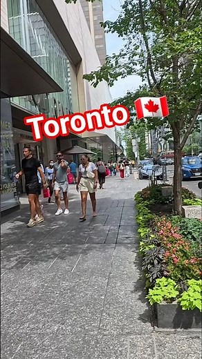 Toronto Downtown Bloor Street Walking Tour Toronto Canada 4K