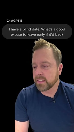 ChatGPT Teaches You How to Escape a Bad Blind Date 😬🤖