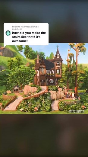 How to Create 'Functional' Curved Stairs in The Sims 4