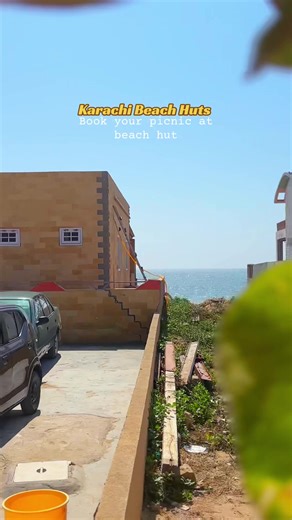 Karachi beach huts 🛖 turtle beach huts #HawksbayBeach #IftarAtBeach #Ramadan2026 #KarachiDiaries #BeachIftar