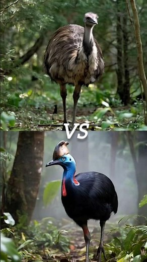 Emu vs Cassowary – Battle of the Flightless Beasts!