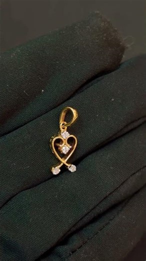 Gold Pendant #diamondpendant #goldpendant