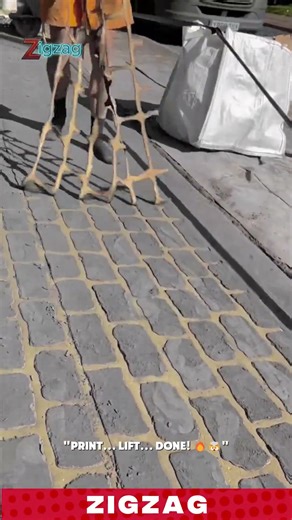 Versatile Concrete Stencil Tool for Rapid Decorative Paving and Surface Finishing
