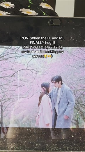POV: When the FL and ML in Shine on Me FINALLY hug after 24 episodes (Me: Screaming, kicking my feet and knocking my screen😭🫶) And just noticed that I probably need to clean my screen 😅 #shineonme #cdrama #cdramalover #zhaojinmai #songweilong