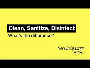 Cleaning, Sanitizing, & Disinfecting: The Differences
