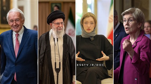 MIRA: Visten a un exvoluntario de la campaña de Warren alabando a un exlíder iraní asesino
