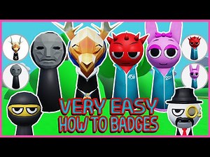 Roblox - [UPD 5] Gamepass VIP Animations SQUID MORPH And How to get 3 Badges in Sprunki RP 3D