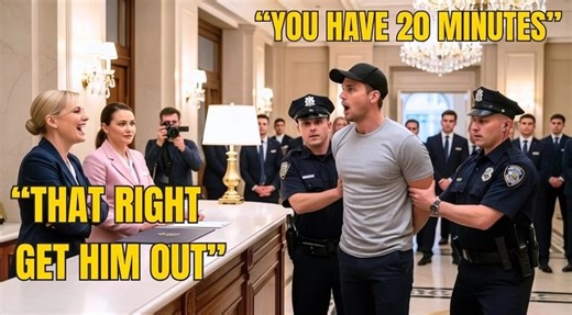 "Undercover BOSS Kicked Out of Luxury Hotel, 20 Minutes Later, He Fired the Entire Staff on the Spot Jackson stepped into the marble lit lobby, dust clinging to his boots, hoodie creased from a redeye flight. The chandeliers above cast warm light, but the atmosphere froze the moment he approached the front desk. The manager, Clara, scanned him once, head to toe, then reached under the counter, discreetly tapping a button. Two uniform security guards appeared at the end of the hall. She didn't ra