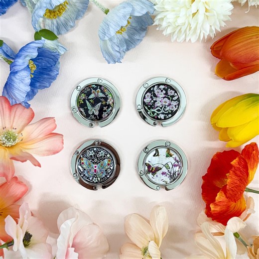 Mother of Pearl Purse Hook Folderble Bag Hanger Portable Size - Etsy