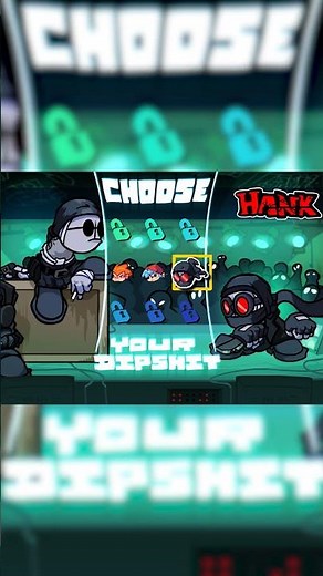 Playable Hank - Character Select 😭 [FNF]