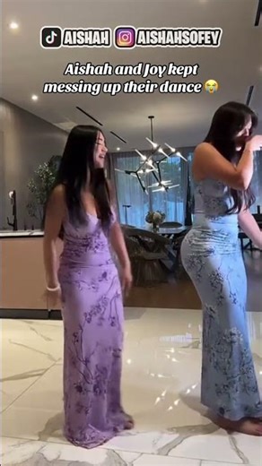 Aishah and Joy kept messing up their dance #fyp #aishahsofey #bophouse #music #viral @Aishah Sofey