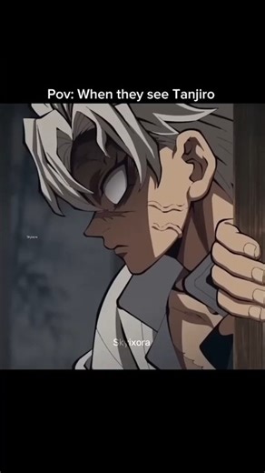 every time they see Tanjiro #demonslayer #kimetsunoyaiba
