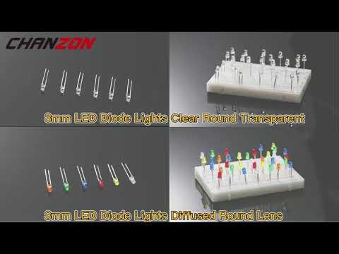 Kit de diodes LED diffusées de 5mm, indicateur d'ampoule à Diod