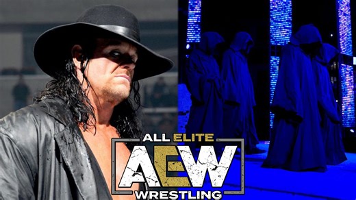 Which AEW star disguised as a druid for The Undertaker's iconic WWE Royal Rumble entrance?