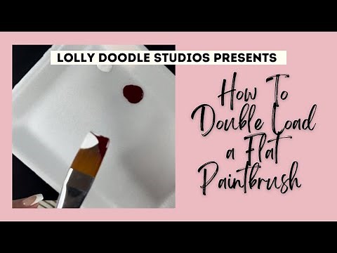How to Double Load a Brush - Acrylic Paint