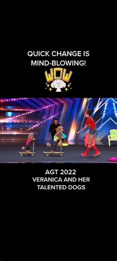 Veranica and Her Talented Dogs - Quick Change Performance on AGT 2022