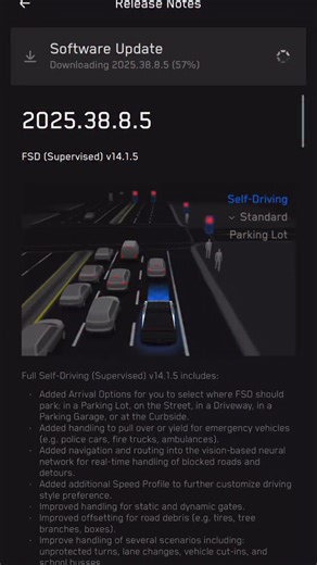 1.3K views · 228 reactions | BREAKING: FSD 14.1.5 for Cybertruck is being released Here is the full release notes | Tesla Owners of Silicon Valley | Facebook
