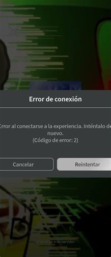 que es el error 2 en Roblox