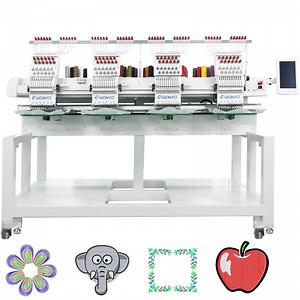 [Hot Item] Multifunctional Embroidery Machine Suitable for Hats, Thirt, Ready-to-Wear, Flat Embroidery