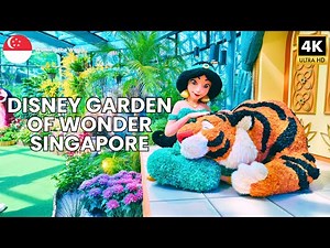 Disney Garden of Wonder 2026 🌸 FULL Tour | Frozen, Toy Story & More at Gardens by the Bay [4K]