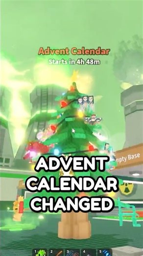 THE ADVENT CALENDAR JUST GOT CHANGED IN STEAL A BRAINROT #shorts#roblox#stealabrainrot