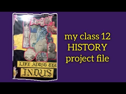 My History Class 12th project file📔/@Shruti.in.Becoming 
