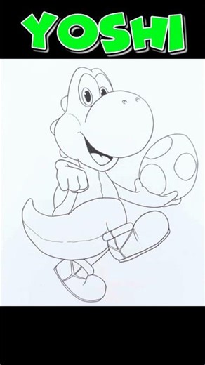 Yoshi Drawing SPEEDRUN! 🥚🦖