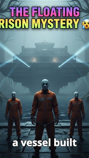 A Mystery Revealed 😱 🌊 The Unseen Floating Prison: #3DAnimation #MysteryShorts #OceanMystery