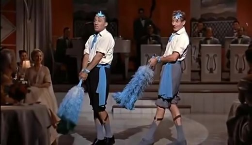Bing Crosby and Danny Kaye perform "Sisters" in White Christmas (1954). | Midcentury Fashion