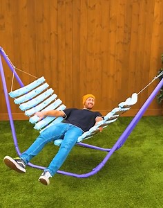 Try this DIY hammock for your backyard! | 5-Minute Crafts Family