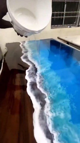 Round Walnut Epoxy River Dining Table – Live Edge, White Marble Resin, Mid Century Modern - Etsy