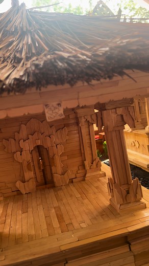 Miniature Balinese House Making | DIY Miniature House from Cardboard