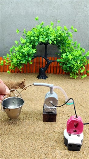 small tractor video how to make mini motor water pump science project ideas # 630