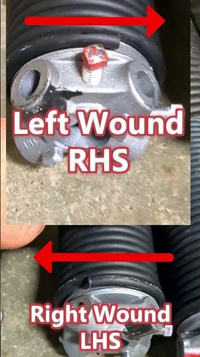 This Is Why You Check the Wind of a TORSION SPRING and NOT the Color #garagedoor