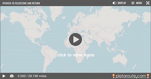 Ipswich To Felixstowe And Return on plotaroute.com