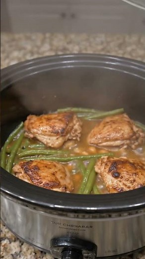 Slow Cooker Chicken & Green Beans