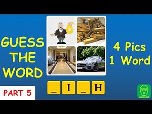4 Pics 1 Word Game - Part 5: Guess the Word in this 4Pics1Word Challenge