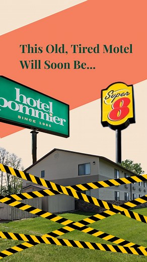 Big changes are being planned! Hotel renovations are a major undertaking, but thankfully this is #2 for us 💪🏻 This is the current view of our hotel in Chariton vs. our completed hotel in Indianola. What upgrades would you like to see in Chariton? #hotelpommier #indianola #hotel #iowa #local #travel #experienceindianola | Hotel Pommier