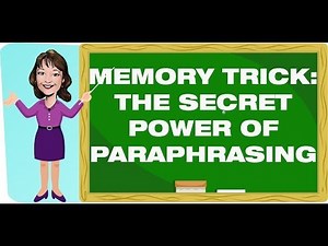 Teaching Strategies: The Secret Power of Paraphrasing