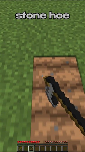 Hoe Challenge in MINECRAFT! #minecraft #challenge #memes #gaming #mhaedit #hoe #shorts