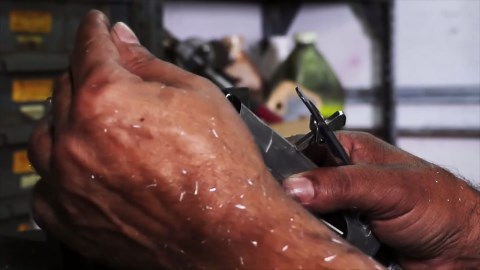 Drill America 3/8 in. x 3/4 in. Tree Radius End Solid Carbide Burr Rotary File Bit with 1/4 in. Shank DULSF3